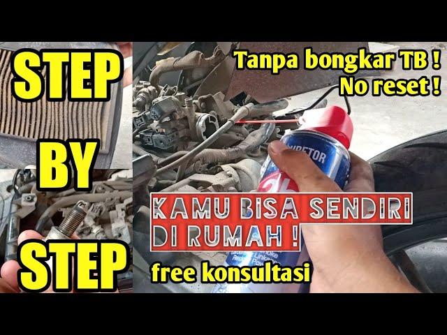 Servis injeksi ( UNTUK PEMULA ) tanpa bongkar Trotel Bodi semua motor