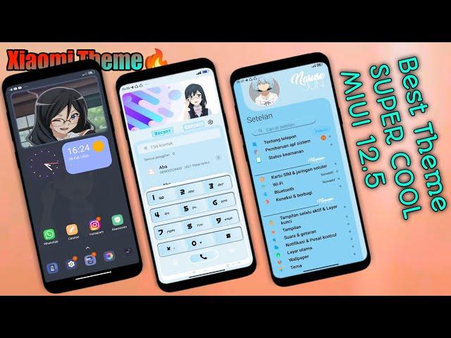 ASLINYA KEREN2 TEMA XIAOMI MIUI 12.5 TEMBUS APLIKASI WHATSAPP | WAJIB COBA