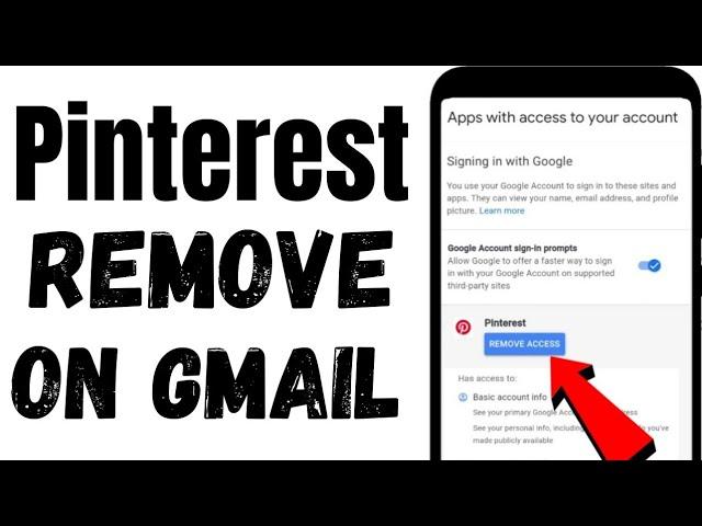 Pinterest Remove on Gmail | Pinterest App Delete Google Account