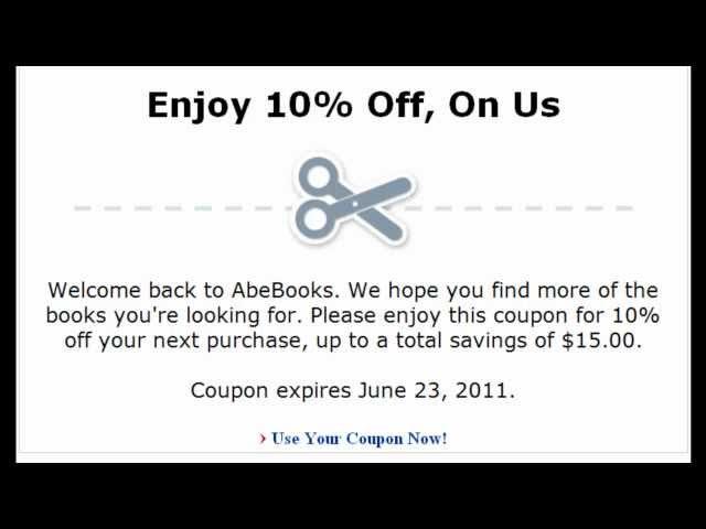 AbeBooks.com Help - How To Apply an AbeBooks Coupon to Your Order