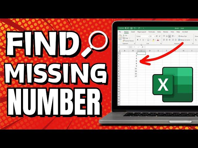 Excel How To Find Missing Numbers In A Sequence (Quick Tutorial)