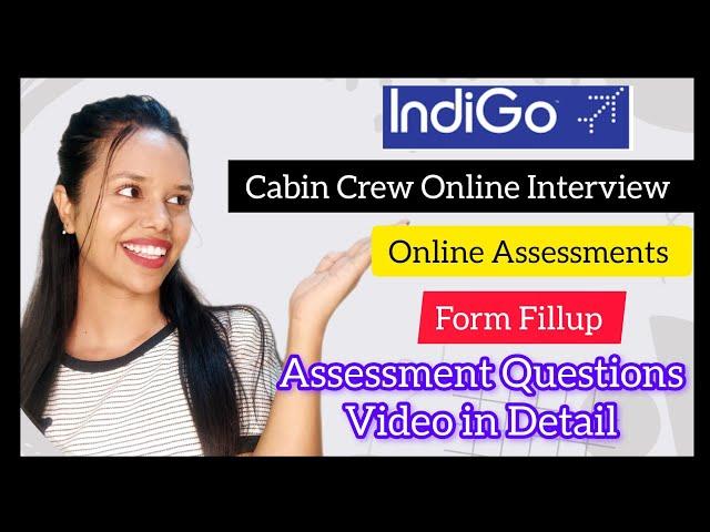 Indigo Online Interview Process in Detail | All  Assessment Questions | Form Fillup | @Priyaifly