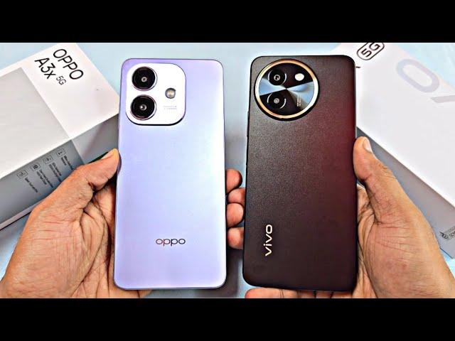 Oppo A3x 5G vs Vivo T3x 5G - Which Should You Buy ?