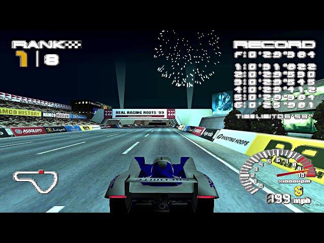 R4: Ridge Racer Type 4 PS1 Gameplay HD (Beetle PSX HW)