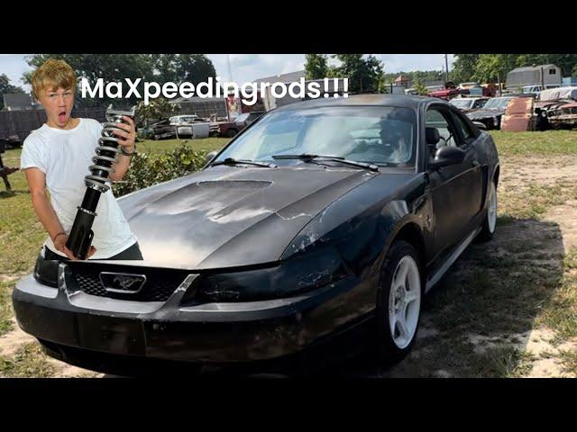 MaXpeedingrods!! INSTALL AND REVIEW ON NEW EDGE MUSTANG V6 DRIFT CAR BUILD!!