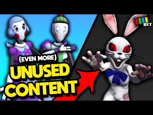 Even MORE FNAF Security Breach Unused Content | LOST BITS [TetraBitGaming]