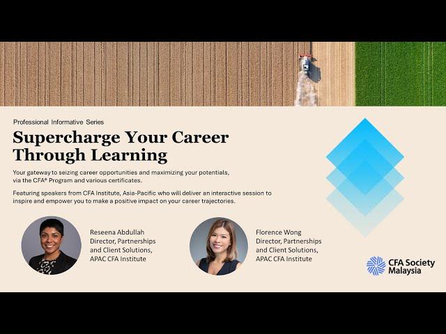 [Info Session] Supercharge Your Career Through Learning - CFA® Program & other Certifications