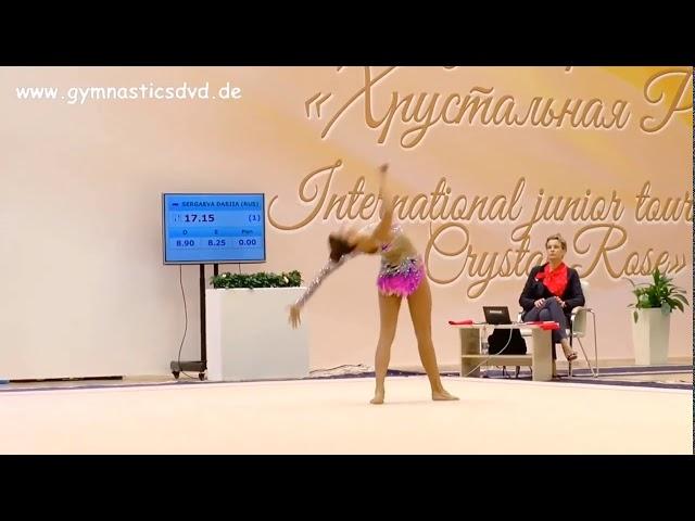 Anastasiia Sergeeva CLUBS (RUS) AA - Crystal Rose Cup 2018