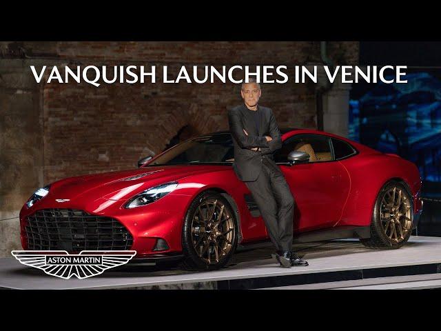 Aston Martin Vanquish launched at stunning world premiere in Venice