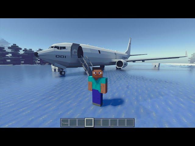 P8 Poseidon (US Navy) ADDON in Minecraft PE MMCRAFT TV