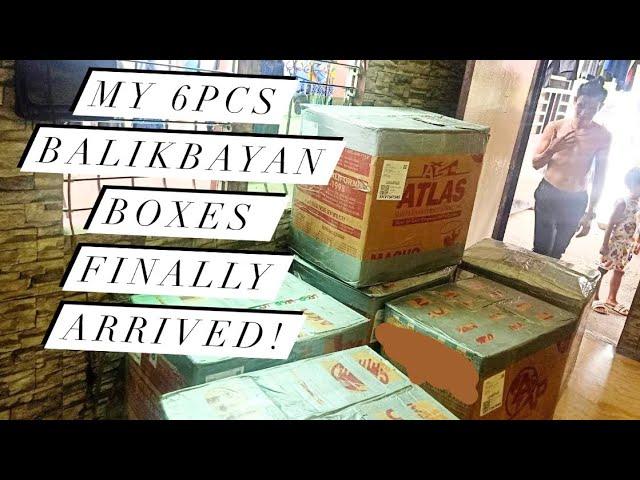 MY 6PCS BALIKBAYAN BOXES FINALLY ARRIVED U.S.A TO PHILIPPINES WITH LOVE! ️