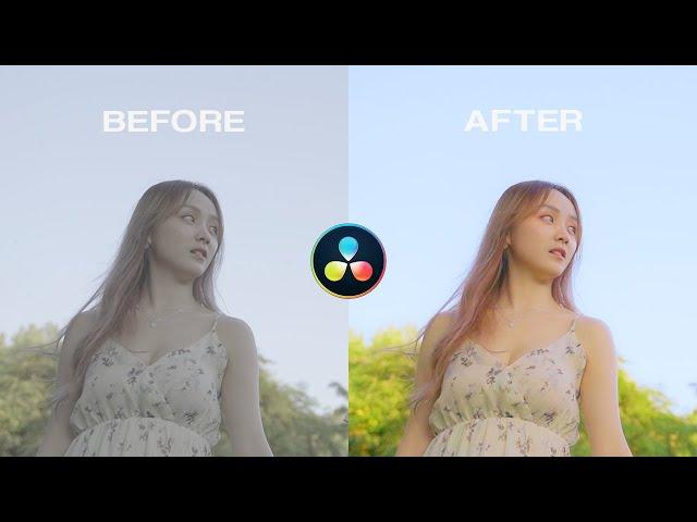 K-Drama Color Grade | Davinci Resolve 18 Tutorial