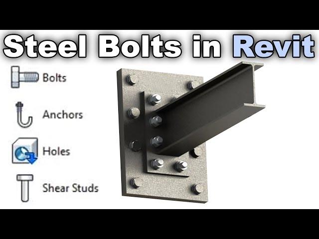 Bolts in Revit Tutorial (Steel Structures in Revit)