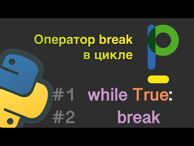 Уроки Python для начинающих:  Цикл while и оператор break #11