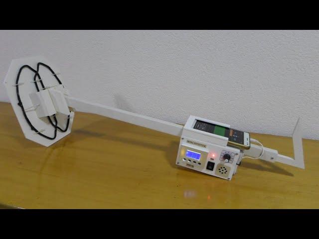 DIY sensitive VLF METAL DETECTOR with Smartphone (detects a metal coin at 25 cm  and pot lid at 1m)