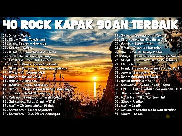 KOLEKSI 40 LAGU ROCK KAPAK MALAYSIA 2022 - LAGU JIWANG 80AN DAN 90AN TERBAIK