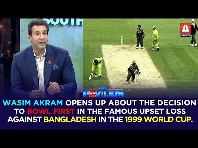 #WasimAkram opens up about the decision to bowl first in the famous upset loss against #Bangladesh