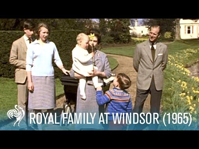 Royal Family At Windsor: Queen Elizabeth II & Prince Philip (1965) | British Pathé