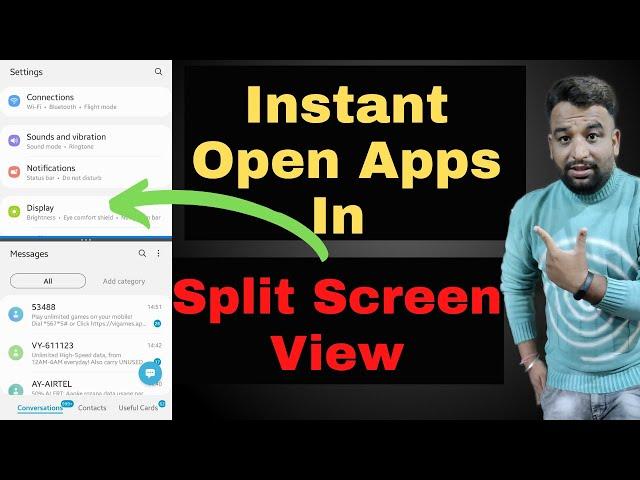 Instant Open Apps in Split Screen View On Samsung Galaxy,Samsung Edge Pannel Hidden Features