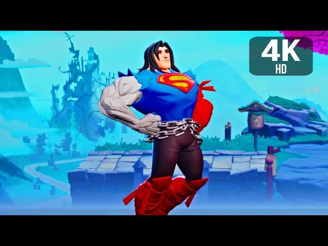 MultiVersus - ALL Anti-Life Superman Skin Win/Lose Animations (4K)