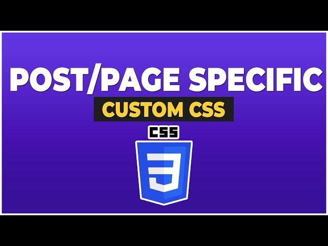 Post/Page Specific Custom CSS Plugin Review - Add Custom CSS To Wordpress