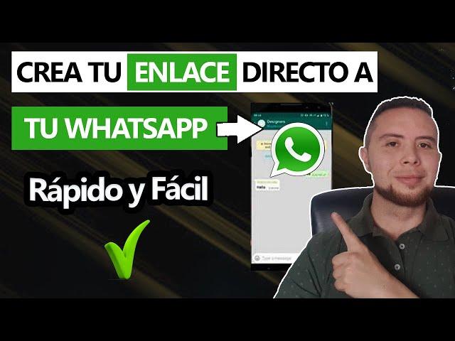Cómo Crear tu LINK Directo a tu WhatsApp (Fácil) 2024