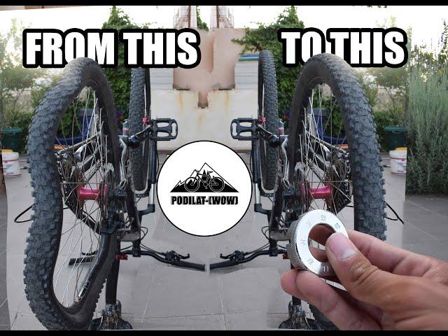 DIY - HOW TO MAKE YOUR RIM STRAIGHT - MTB WHEEL ALIGNMENT