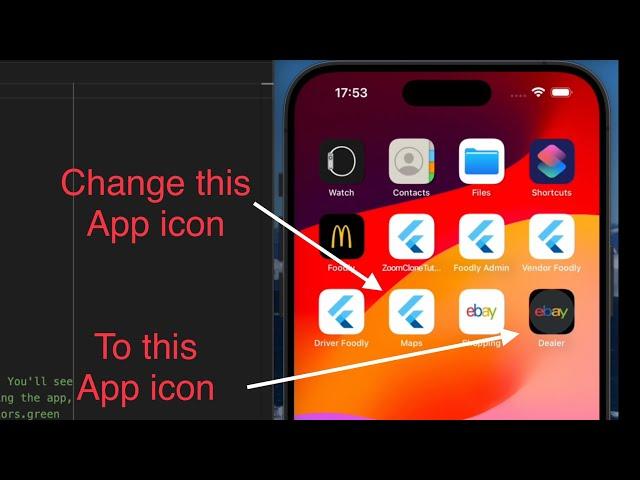 How to change App icon on flutter