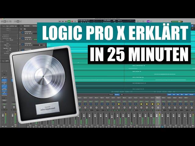 Logic Pro X in 25 Minuten komplett erklärt! | abmischen-lernen.de