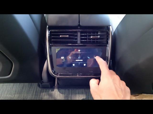 Rivian R1T Rear AC Vents and Control LCD   4K