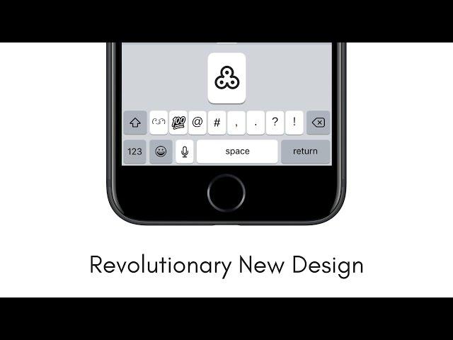 Meet Apple's new iPhone Keyboard! (sketch)