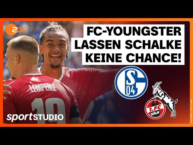 FC Schalke 04 – 1. FC Köln | 2. Bundesliga, 4. Spieltag Saison 2024/25 | sportstudio