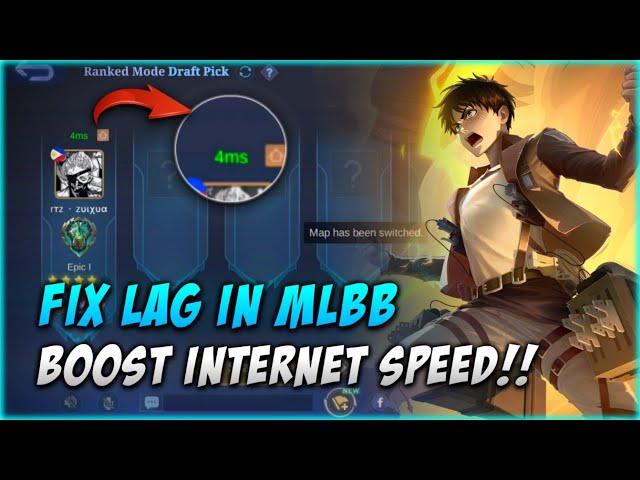 How to Fix Lag in Mobile Legends 2024 - BOOST INTERNET CONNECTION!