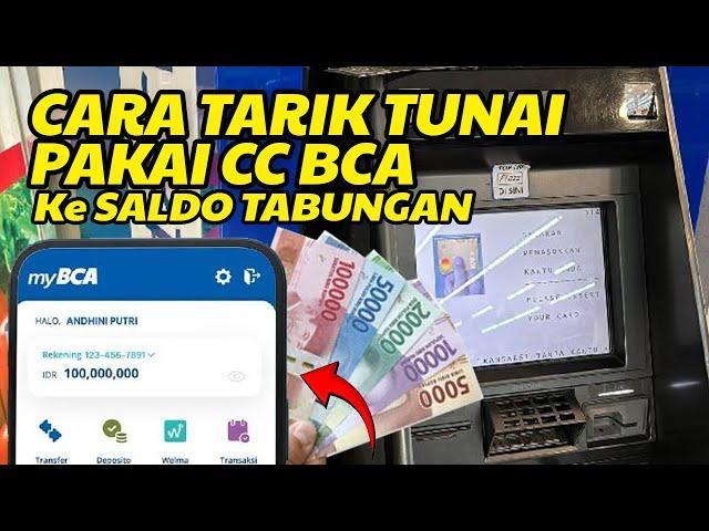 CARA MEMINDAHKAN LIMIT KARTU KREDIT BCA KE REKENING BCA - CARA TARIK TUNAI PAKAI KARTU KREDIT