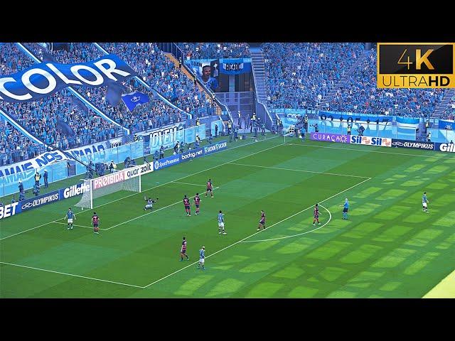 4K | PES 2024 Ultra Realism Mod | Gremio vs Vitoria | Campeonato Brasileiro Série A | PES 2021