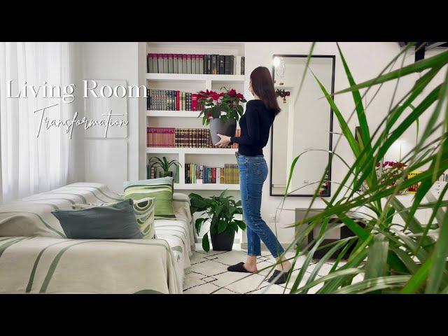 100-Year-Old House Living Room Makeover | Stunning Wall Niche DIY Transformation