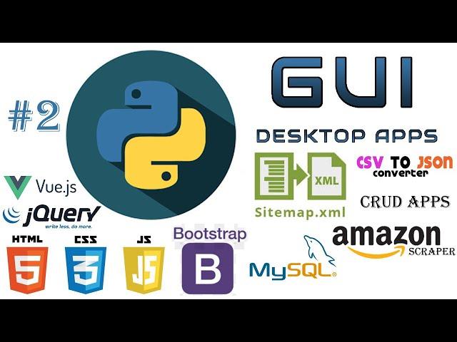 HOW TO CREATE MODERN GUI DESKTOP APPS WITH PYTHON USING WEB TECHNOLOGIES HTML CSS JS 2 / 3 USING EEL