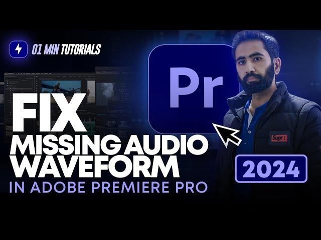 How to Fix Missing Audio Waveform in Adobe Premiere Pro 2024 | Audio Settings Tutorial Premiere Pro