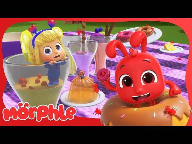 Mila and Morphle's Giant Food Fun| Cartoons for Kids | Mila and Morphle