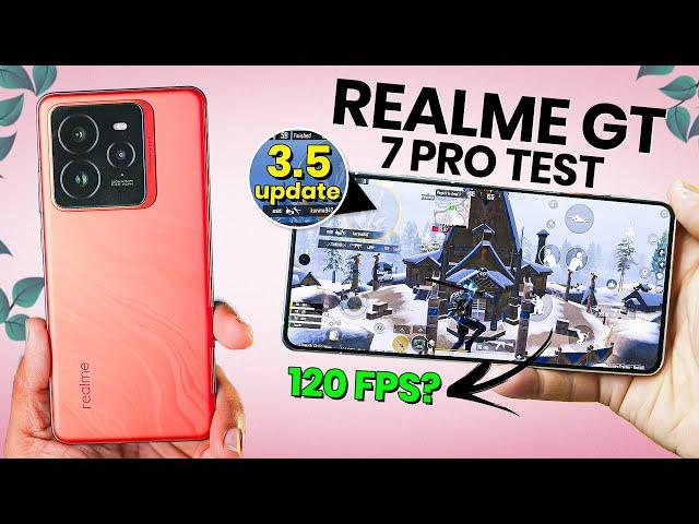 Realme GT 7 Pro - 120fps  BGMI Test | BGMI 3.5 Update