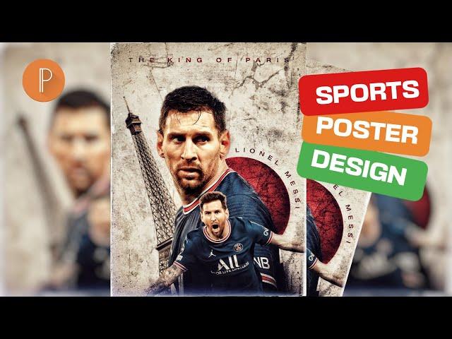 Sports poster design tutorial | Pixellab and Snapseed