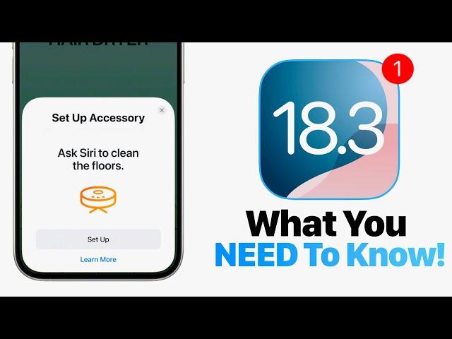 iOS 18.3 Beta 1 - What You NEED To Know!