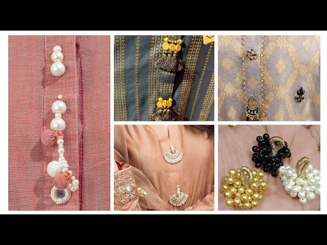 Latest Fancy Button Patti Neck Designs||New Fancy Designs ||2022