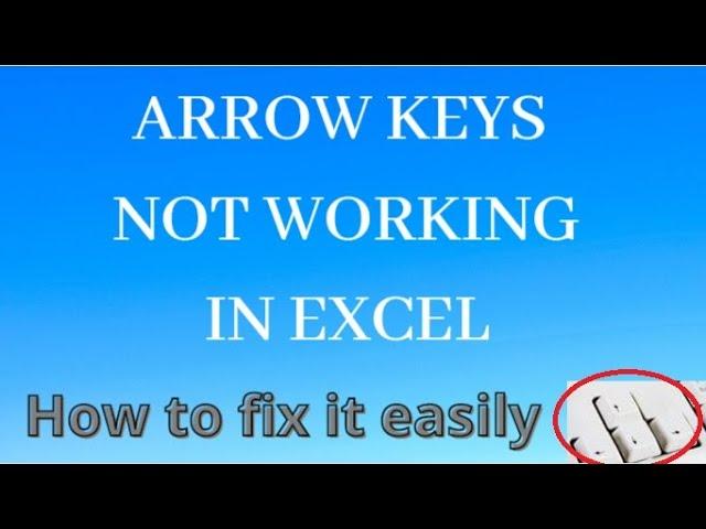 Arrow Keys not working in excel | Excel Tutorial | Scroll Lock