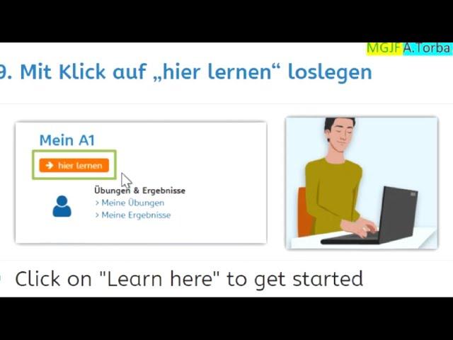 Regjistrimi (hap pas hapi) në “vhs-Lernportal (MësimiGjermanishtesFalas A1-B2)”