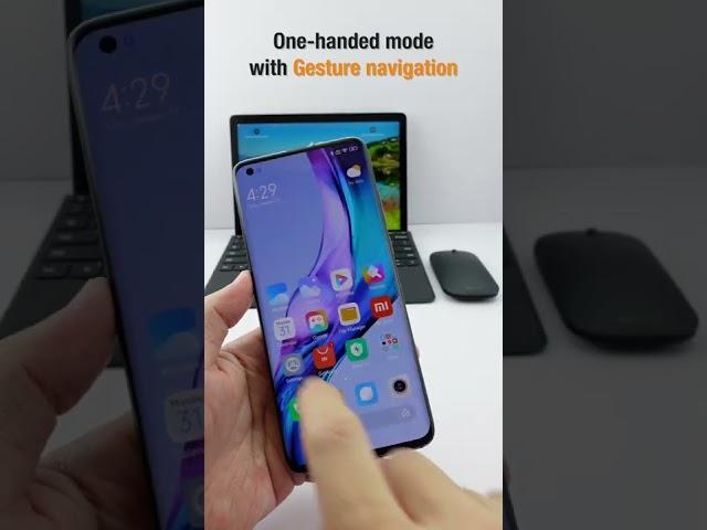 One-handed Mode in Xiaomi MIUI 13