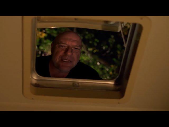 Hank finds Walt's RV