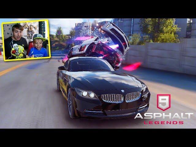 ПРОКАЧАЛИ БМВ в ASPHALT 9! Валим боком по стене, крушим соперников и взлетаем на трамплине!