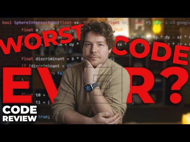 Is this the WORST CODE I've EVER SEEN? // Code Review