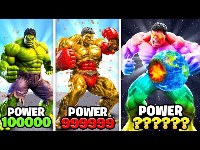 Hulk Upgrades With EVERY PUNCH In GTA 5!